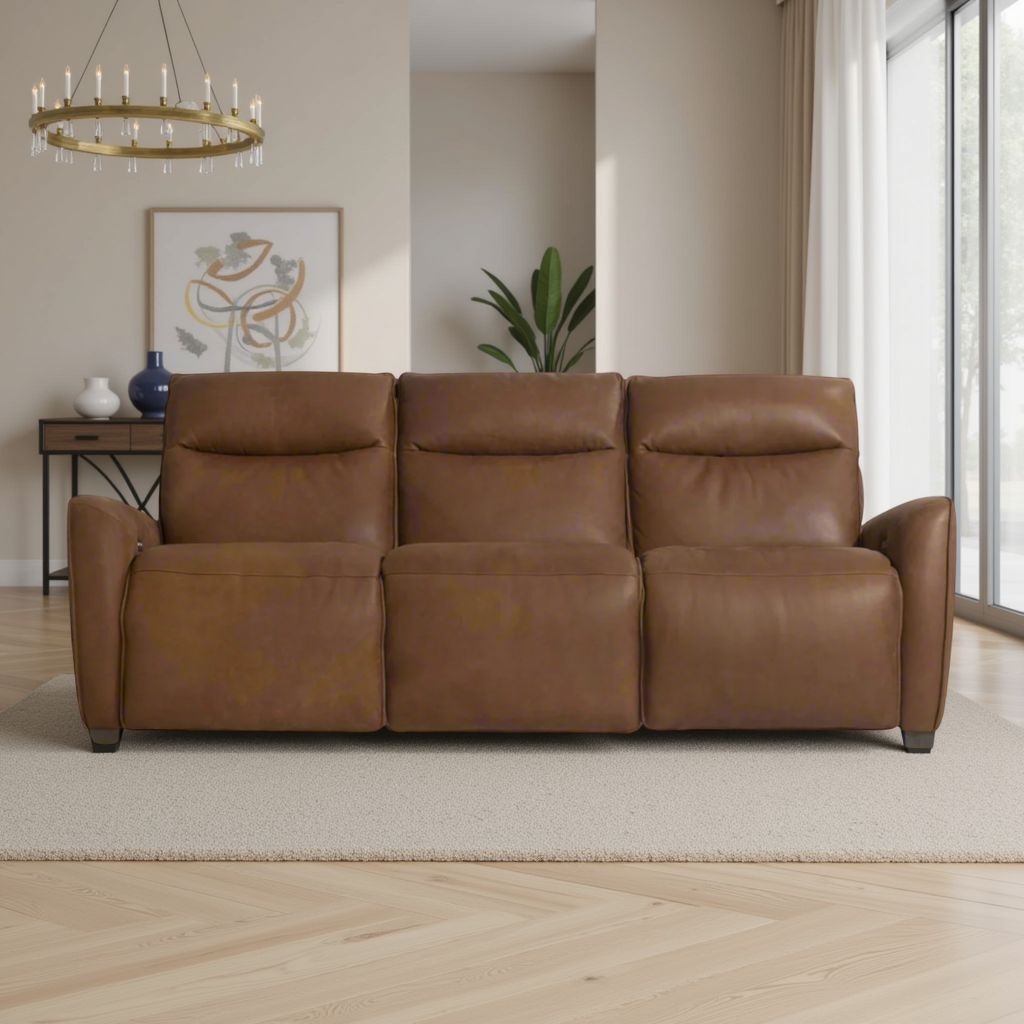 Bernhardt Sorrento 3-Seater Leather Power Motion Sofa-ComfortDesign