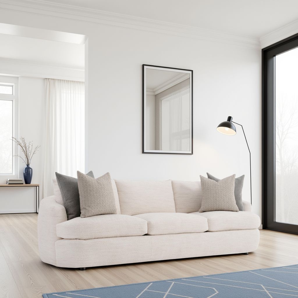 Bernhardt Living Jules Fabric 3 Seater Sofa-ComfortDesign