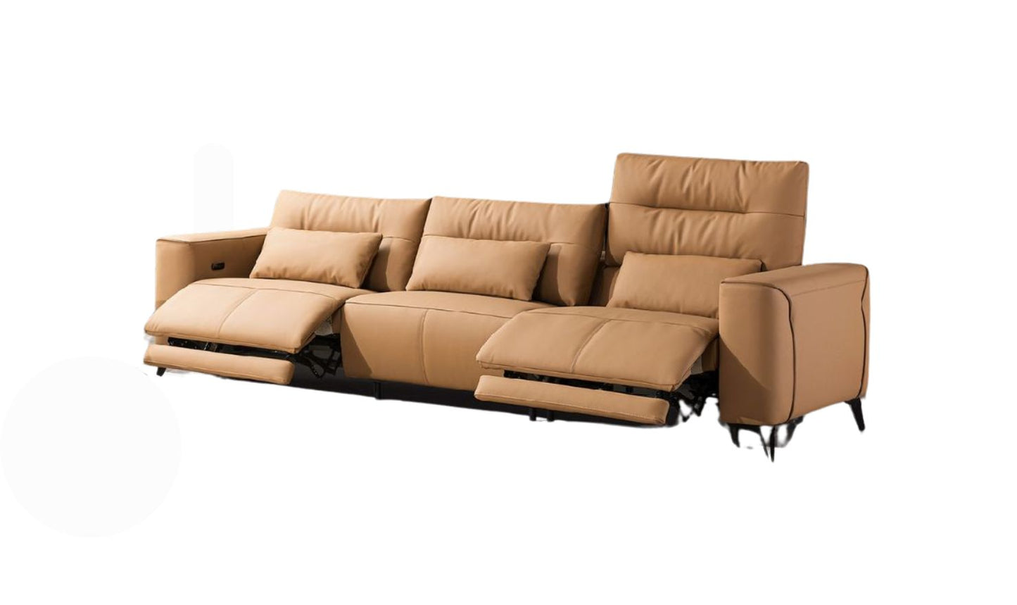 Klaussner Alessandro 3 Seater Leather Power Recliner Sofa-Comfortfurniture