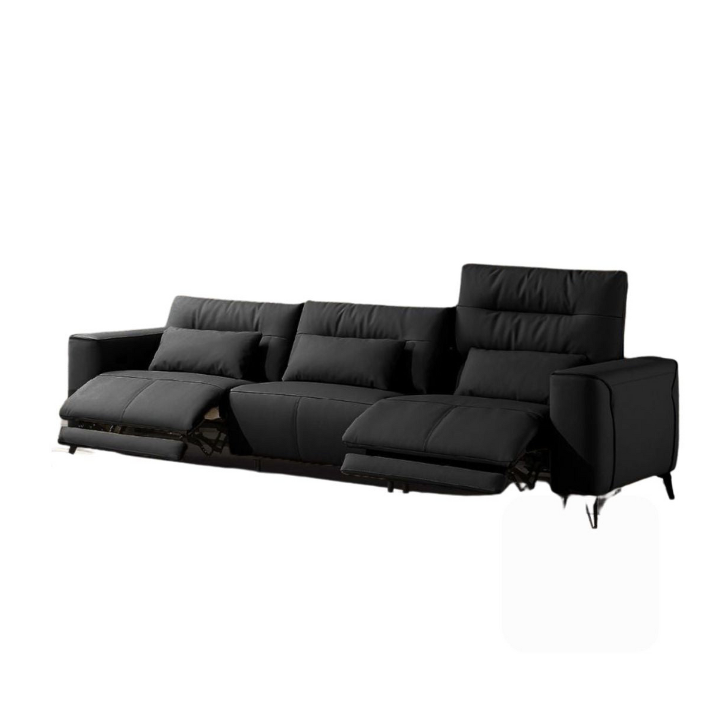 Klaussner Alessandro 3 Seater Leather Power Recliner Sofa-Comfortfurniture
