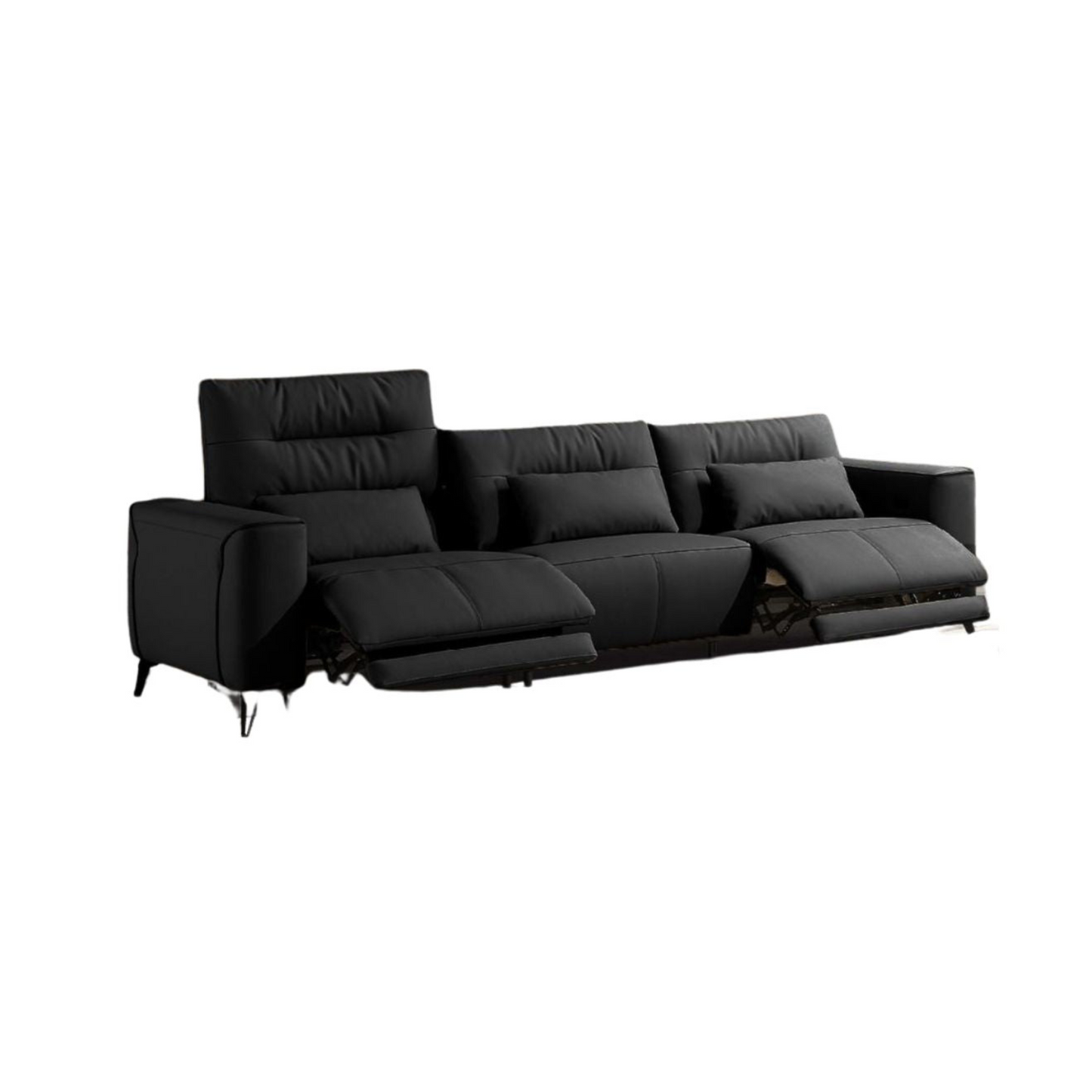 Klaussner Alessandro 3 Seater Leather Power Recliner Sofa-Comfortfurniture