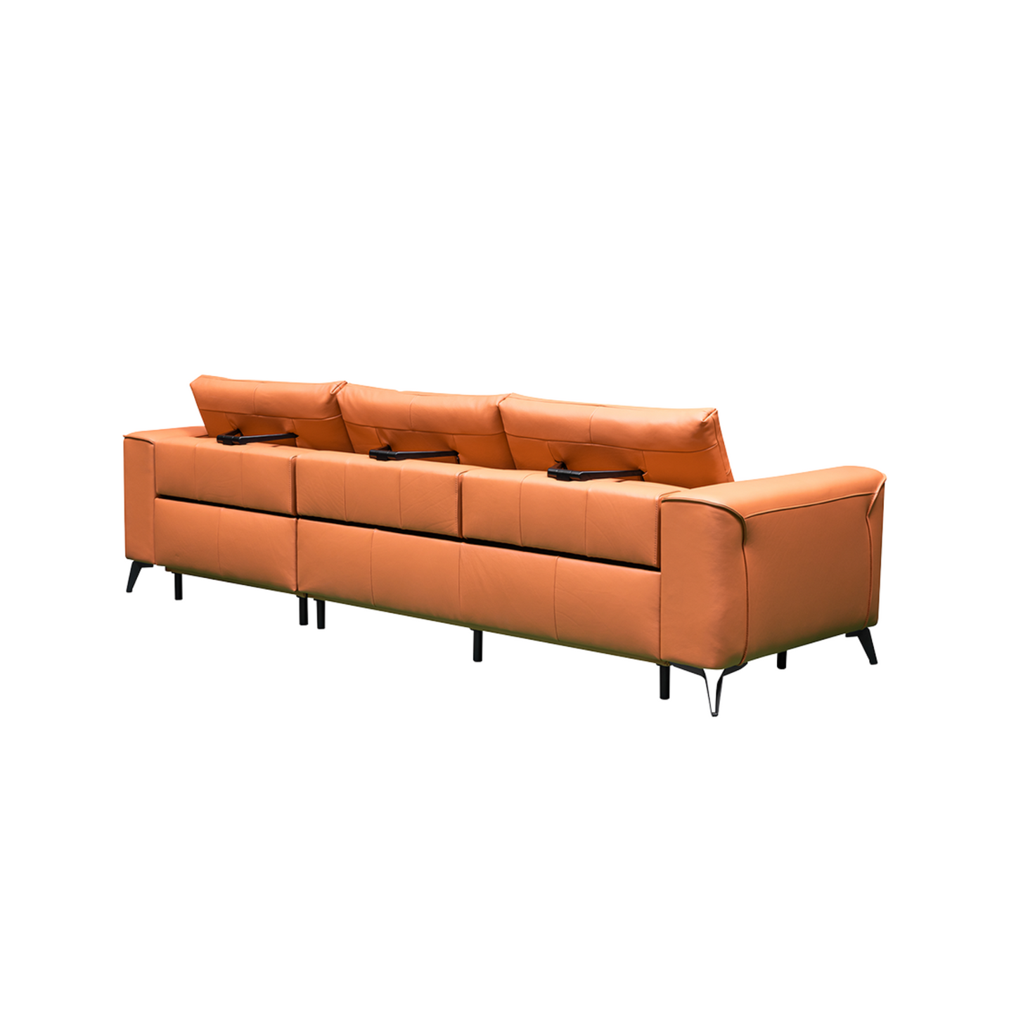 Klaussner Alessandro 3 Seater Leather Power Recliner Sofa-Comfortfurniture