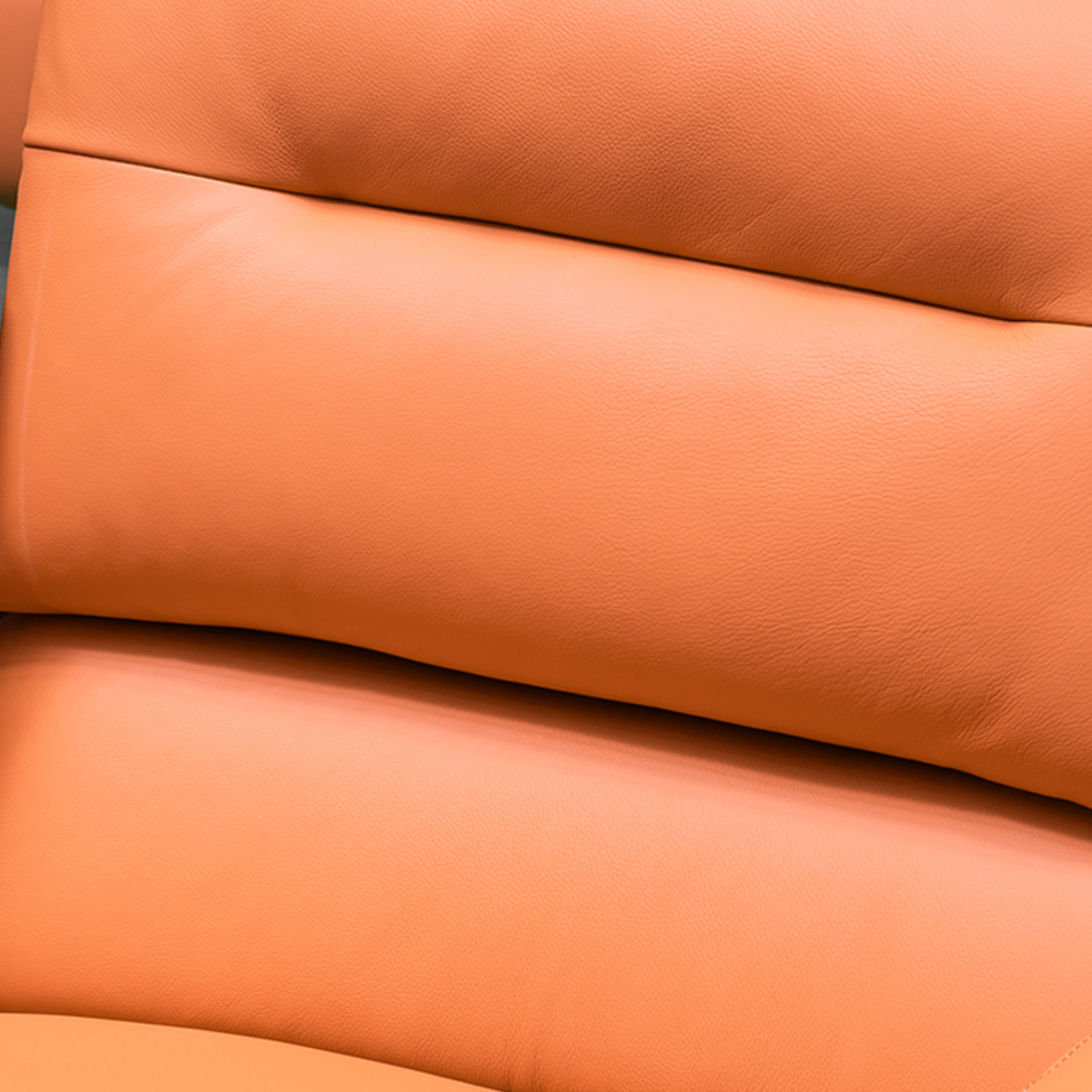 Close up view of Klaussner Alessandro 3 Seater Leather Power Recliner Sofa-Comfortfurniture