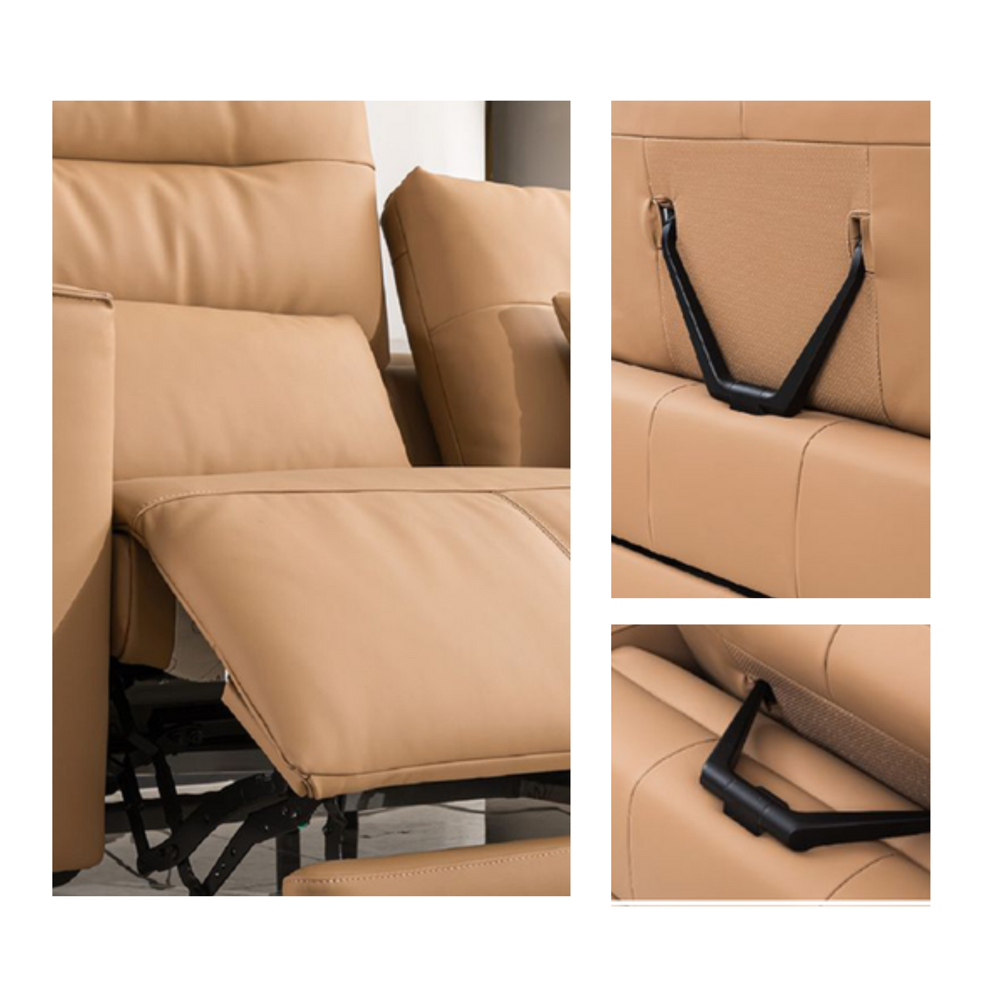 Klaussner Alessandro 3 Seater Leather Power Recliner Sofa-Comfortfurniture
