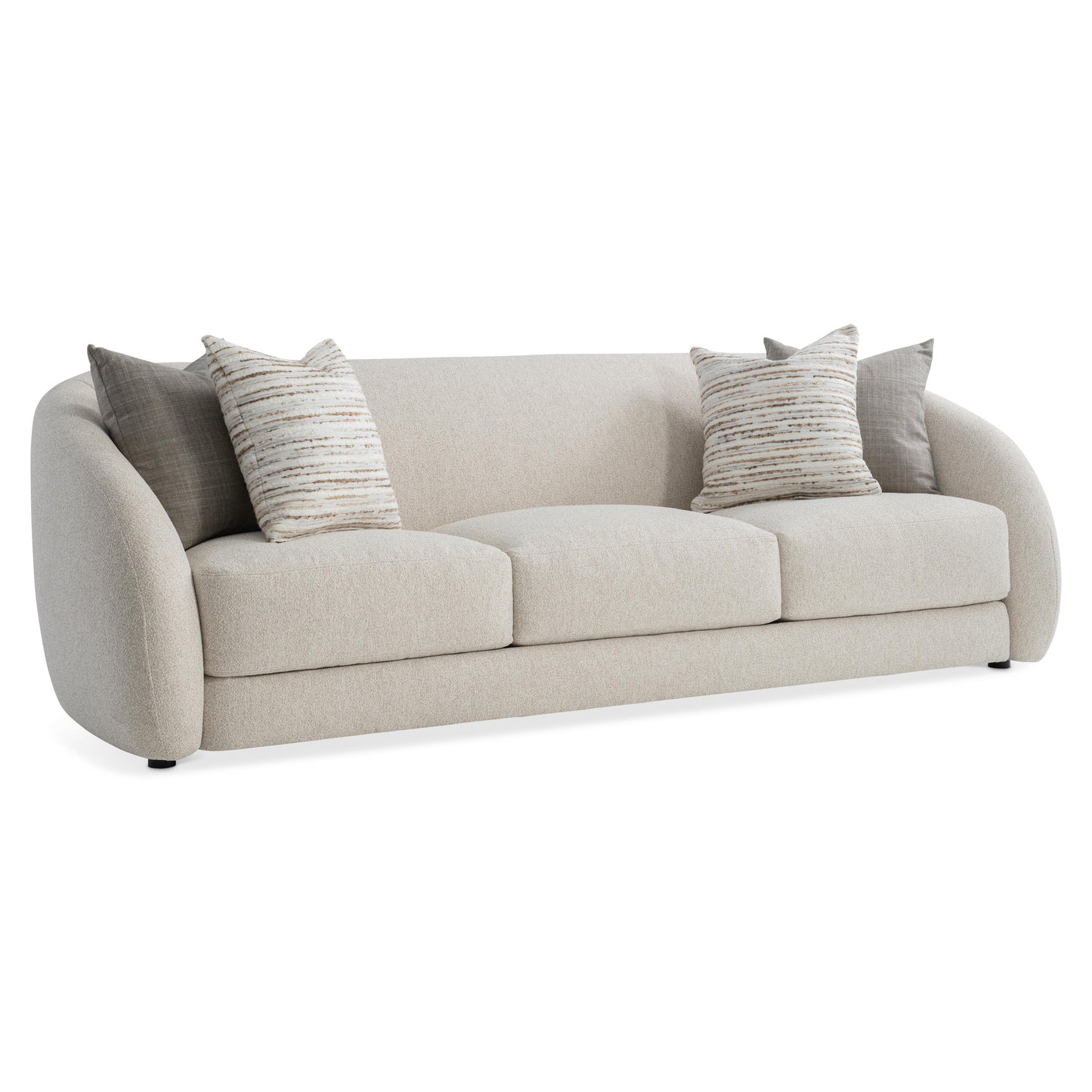 Bernhardt Living Austen Beige Tan Fabric 3-Seater Sofa