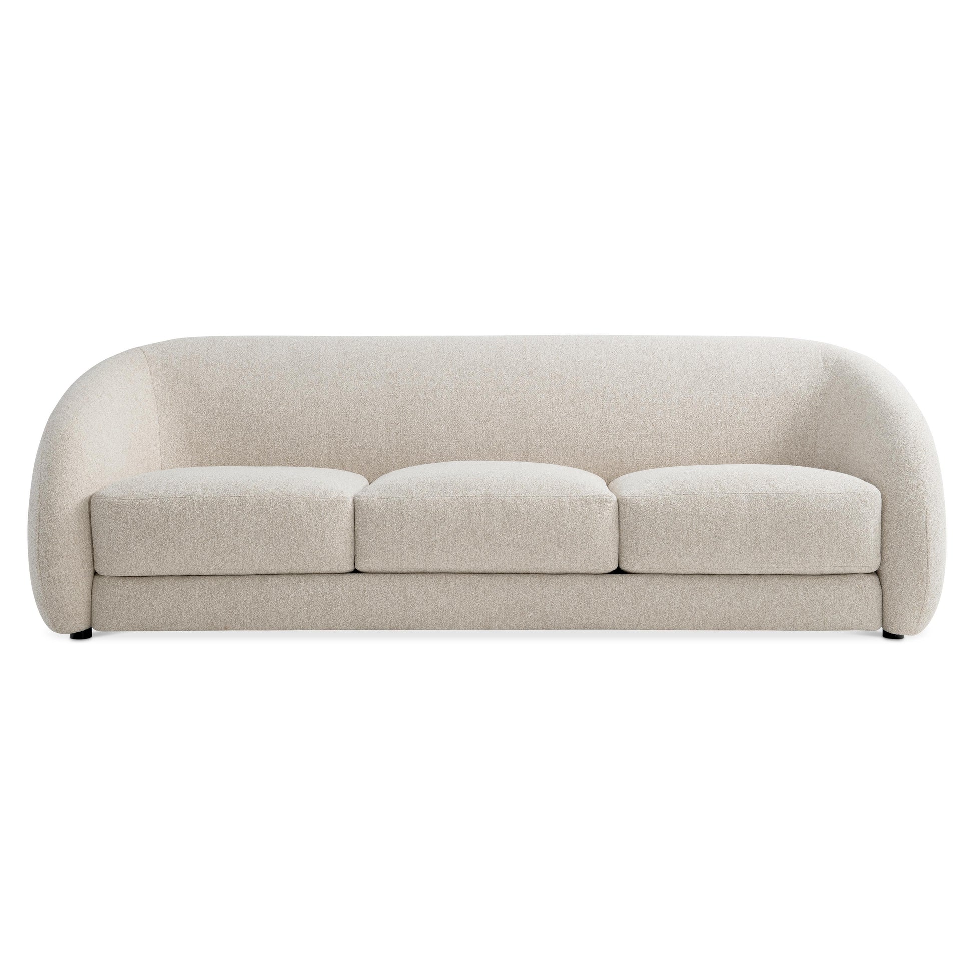 Bernhardt Living Austen Beige Tan Fabric 3-Seater Sofa-Comfort Design