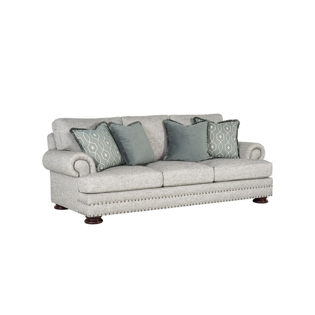 Bernhardt 3 Seater Foster Sofa With Rolled Arms