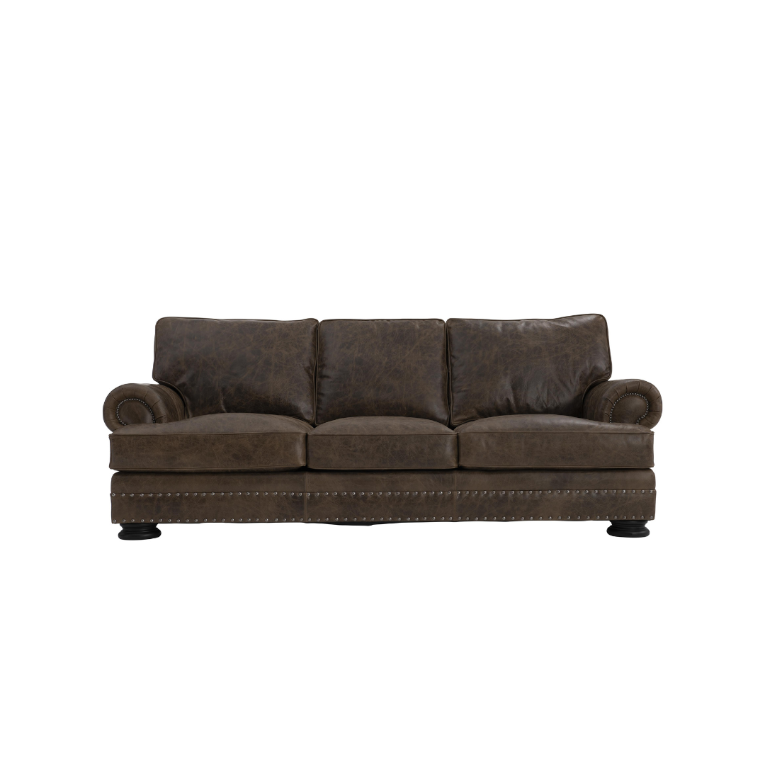 Bernhardt 3 Seater Foster Sofa With Rolled Arms