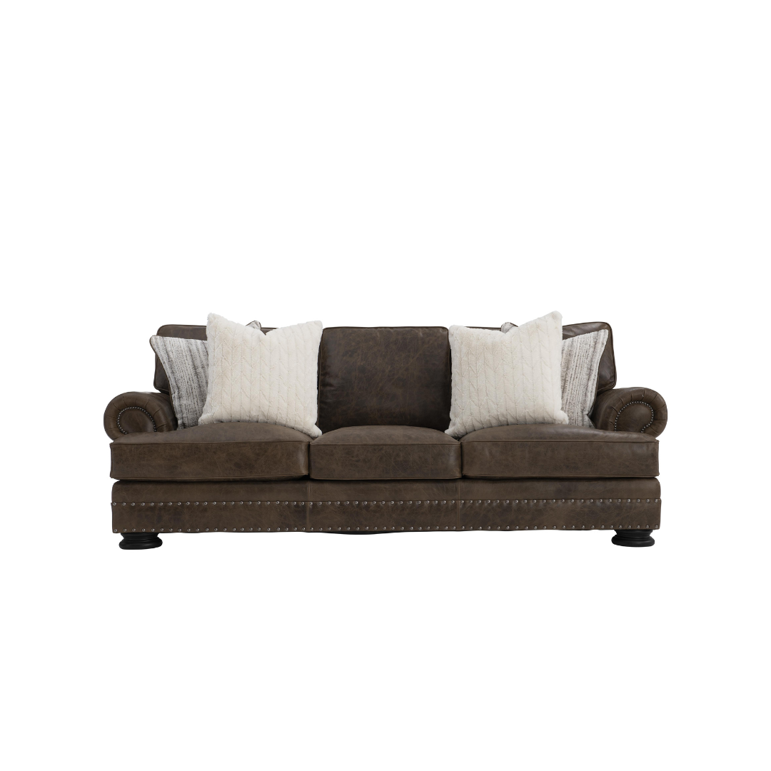 Bernhardt 3 Seater Foster Sofa With Rolled Arms