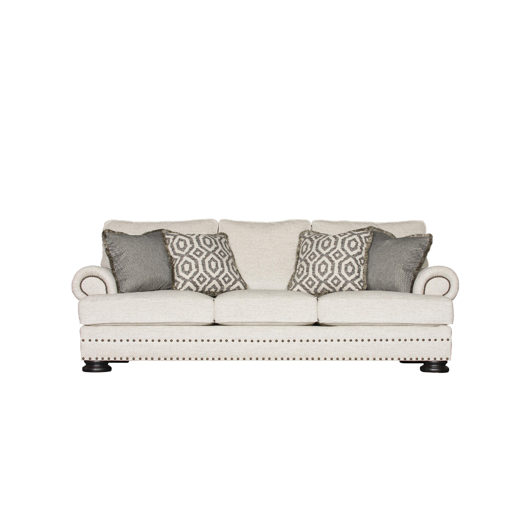 Bernhardt 3 Seater Foster Sofa With Rolled Arms