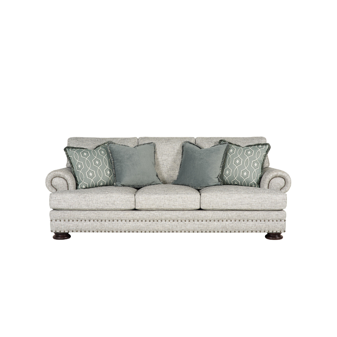 Bernhardt 3 Seater Foster Sofa With Rolled Arms
