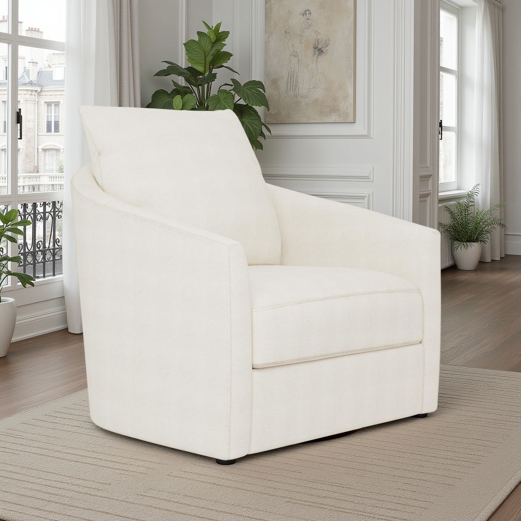 Bernhardt Astoria Fabric Swivel Chair