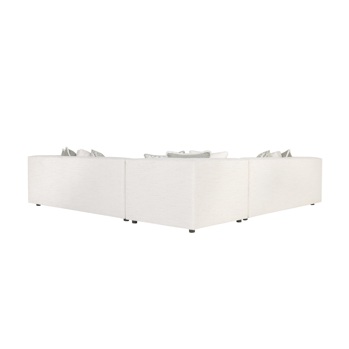 Back View of Bernhardt Bliss Fabric Sectional Sofa-Comfort Furniture