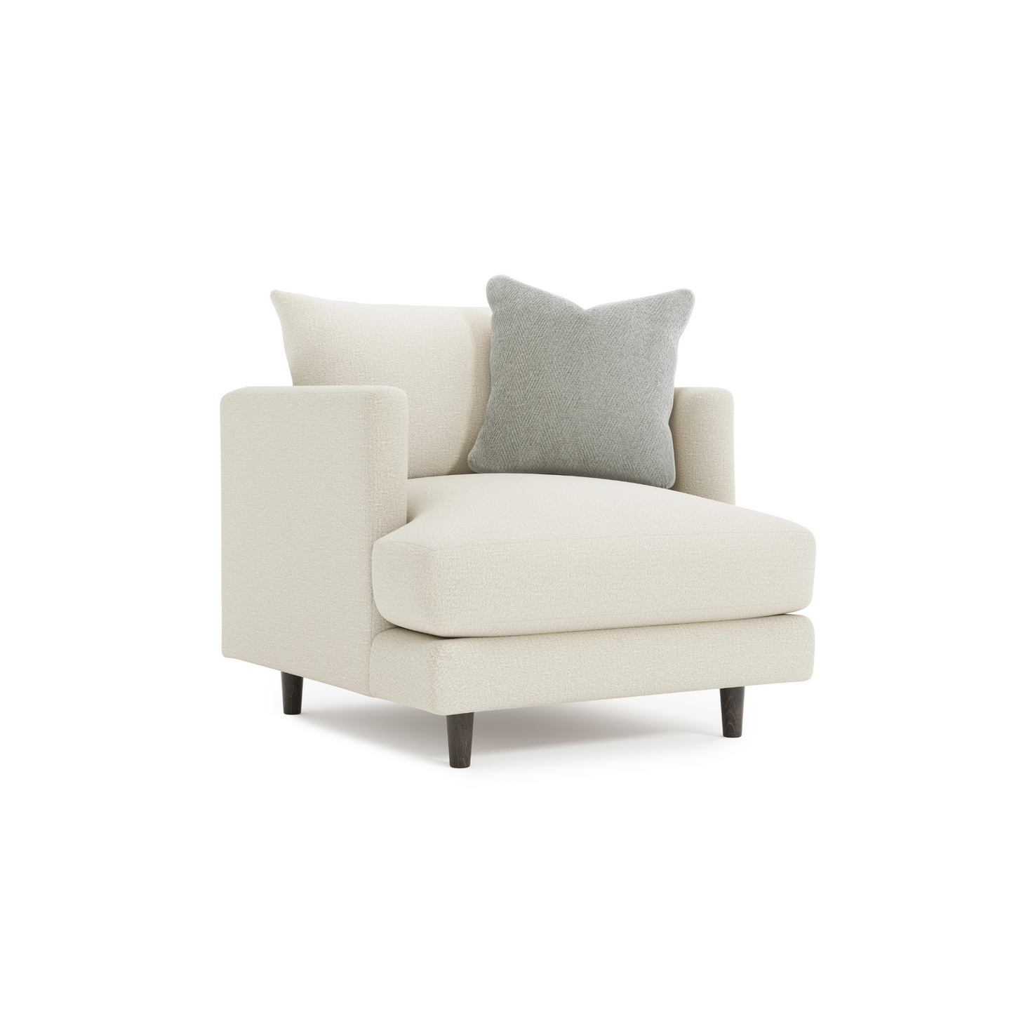Bernhardt Colette Fabric Chair With Plush Feather Cushion
