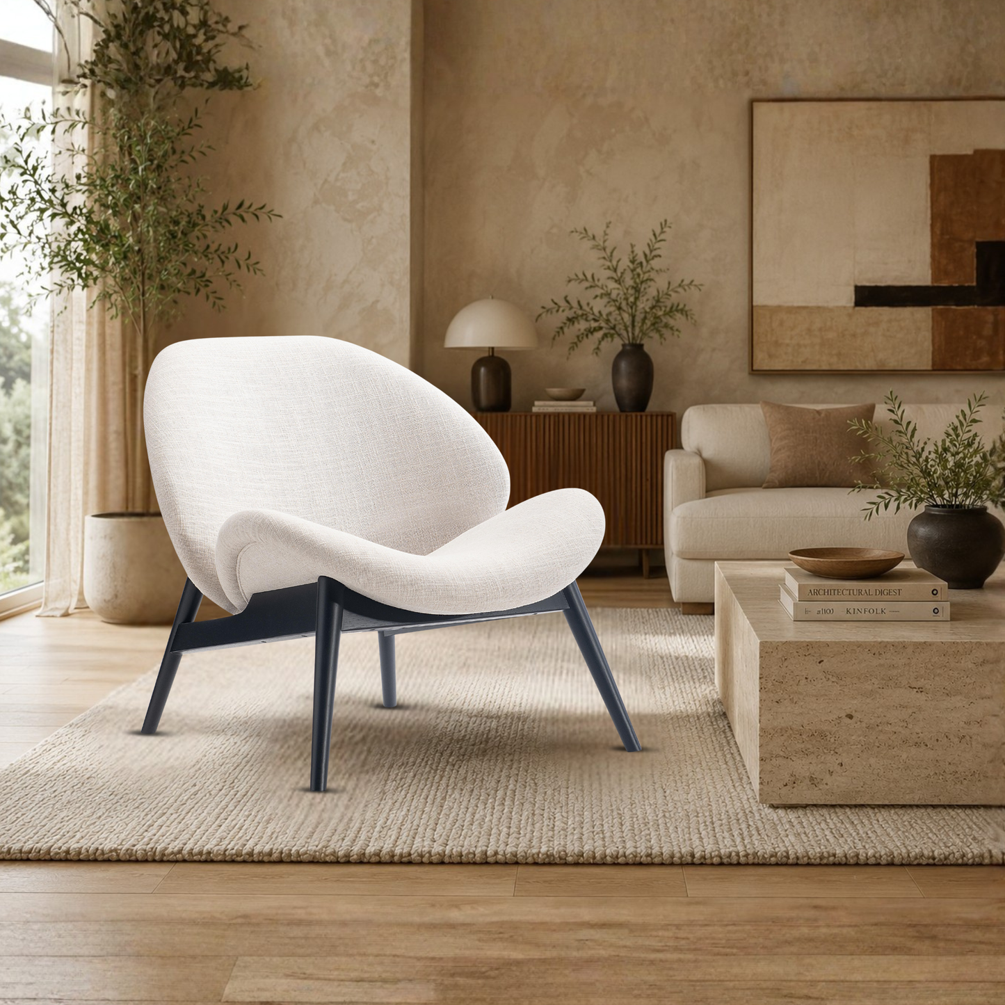 Bernhardt Jett Upholstered Fabric Accent Chair-Comfort Design
