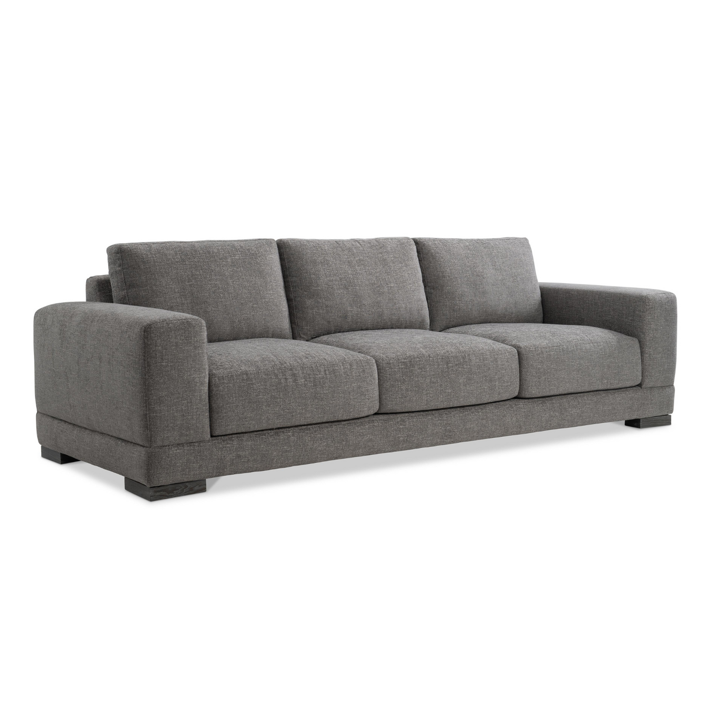 Bernhardt Living Lars Fabric Gray 3-Seater Sofa-ComfortDesign