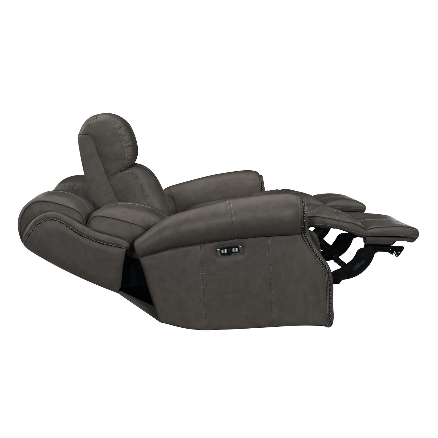 Bernhardt McGwire Grain Leather Power Motion Sofa-ComfortDesign