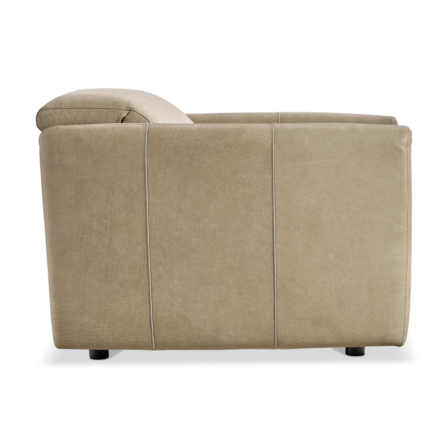 Bernhardt Sierra Leather Power Motion Recliner Chair with Power Headrest-Comfort Design