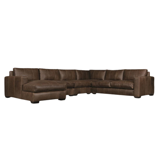 Bernhardt Dawkins 5 Pieces Sectional Sofa with Chaise