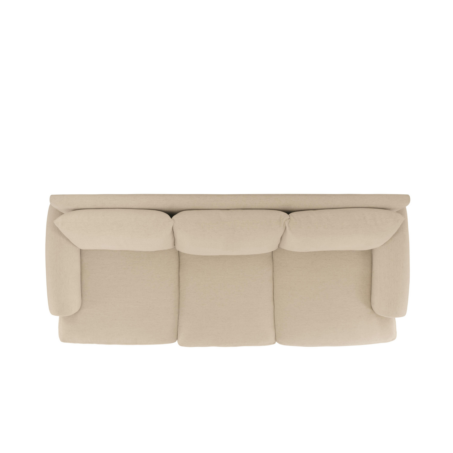 Bernhardt Isabella Fabric Beige Grey 3-Seater Sofa