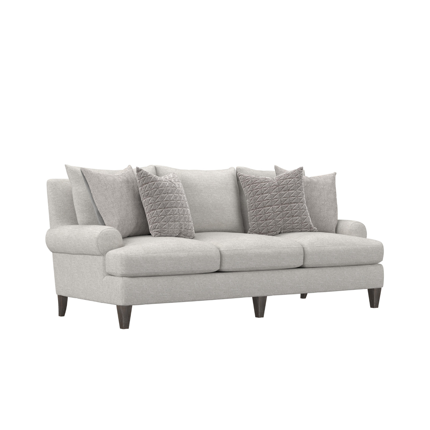 Bernhardt Isabella Fabric Beige Grey 3-Seater Sofa