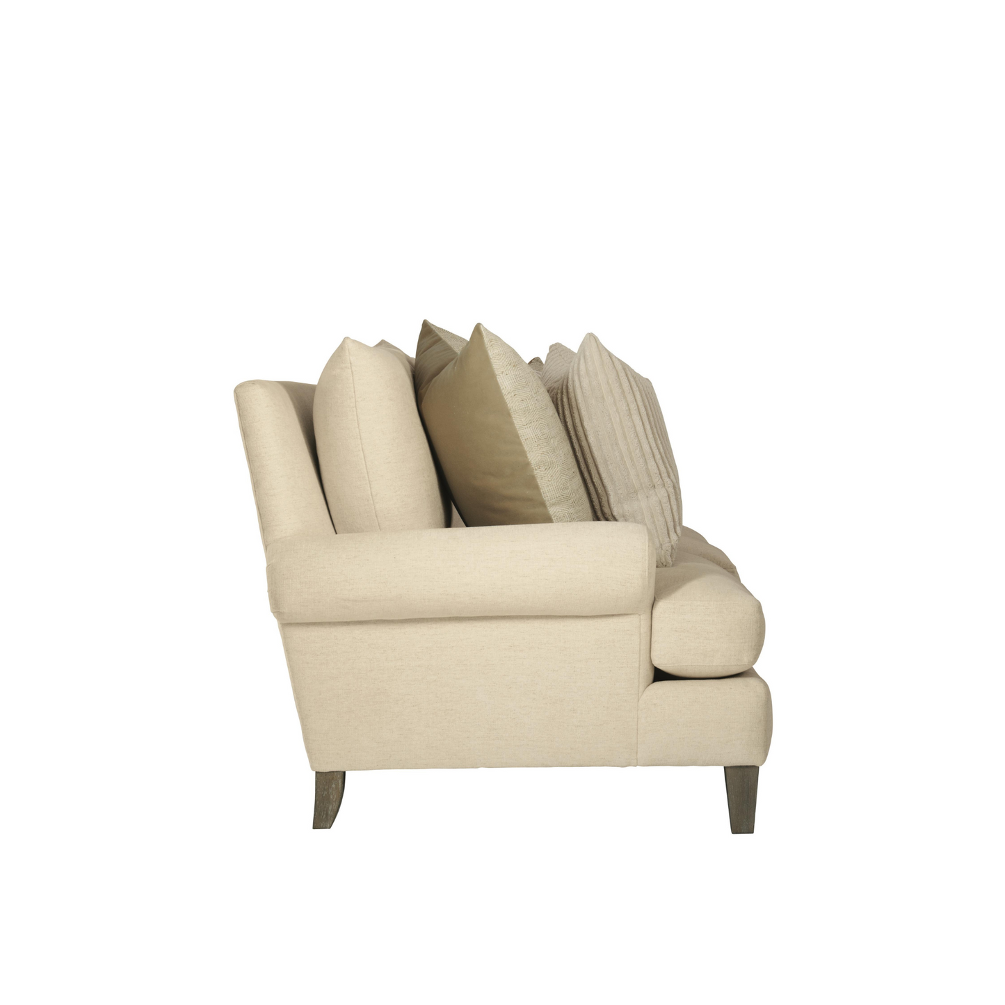 Bernhardt Isabella Fabric Beige Grey 3-Seater Sofa