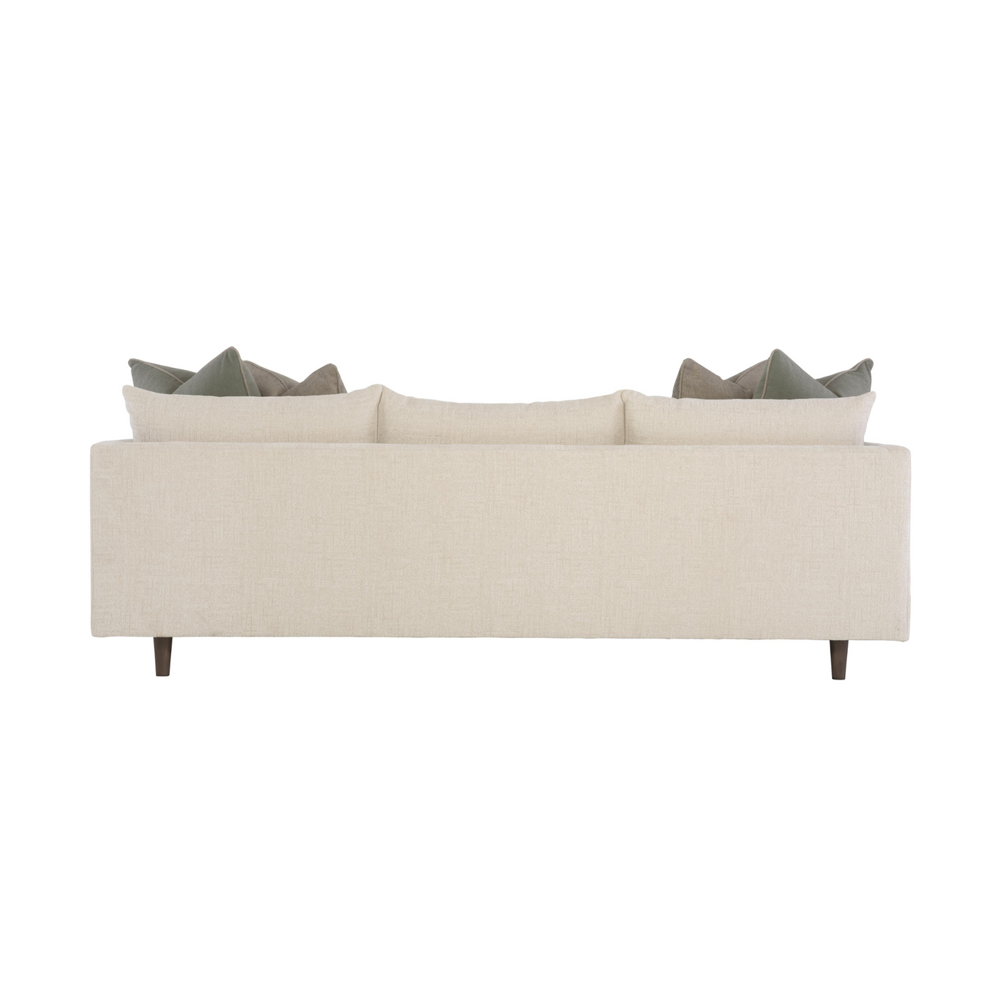 Bernhardt Living Colette White Cream Fabric Sofa-ComfortDesign