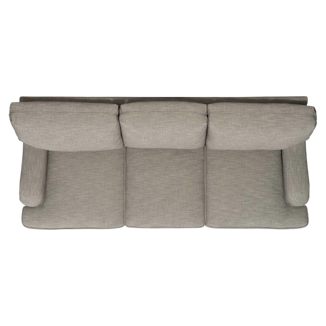 Top View of Bernhardt Tarleton 3 Seater Fabric Sofa in Brown-Comfort Furniture