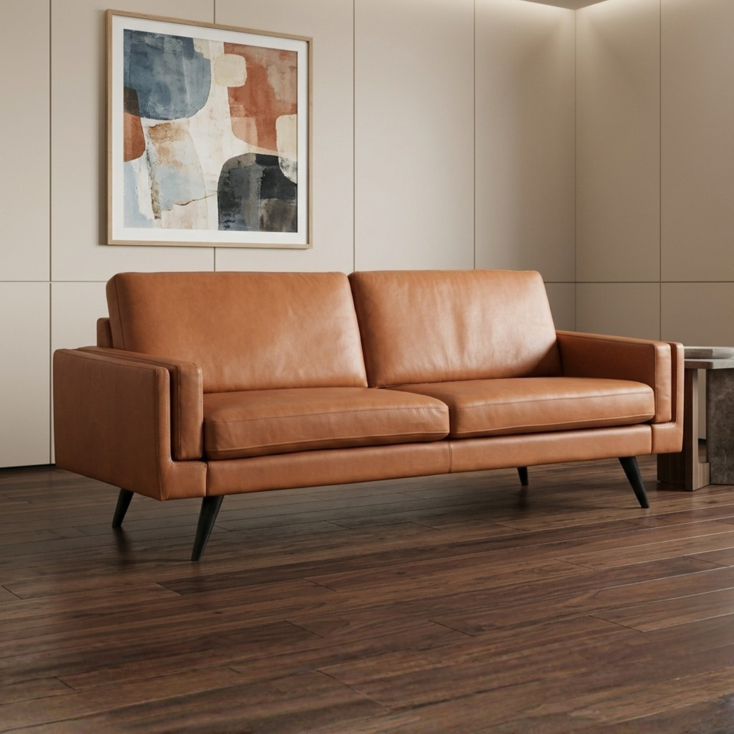 Fjords Nordic Upholstered 3 Seater Sofa with Track Arms-comfortdesignfurniture