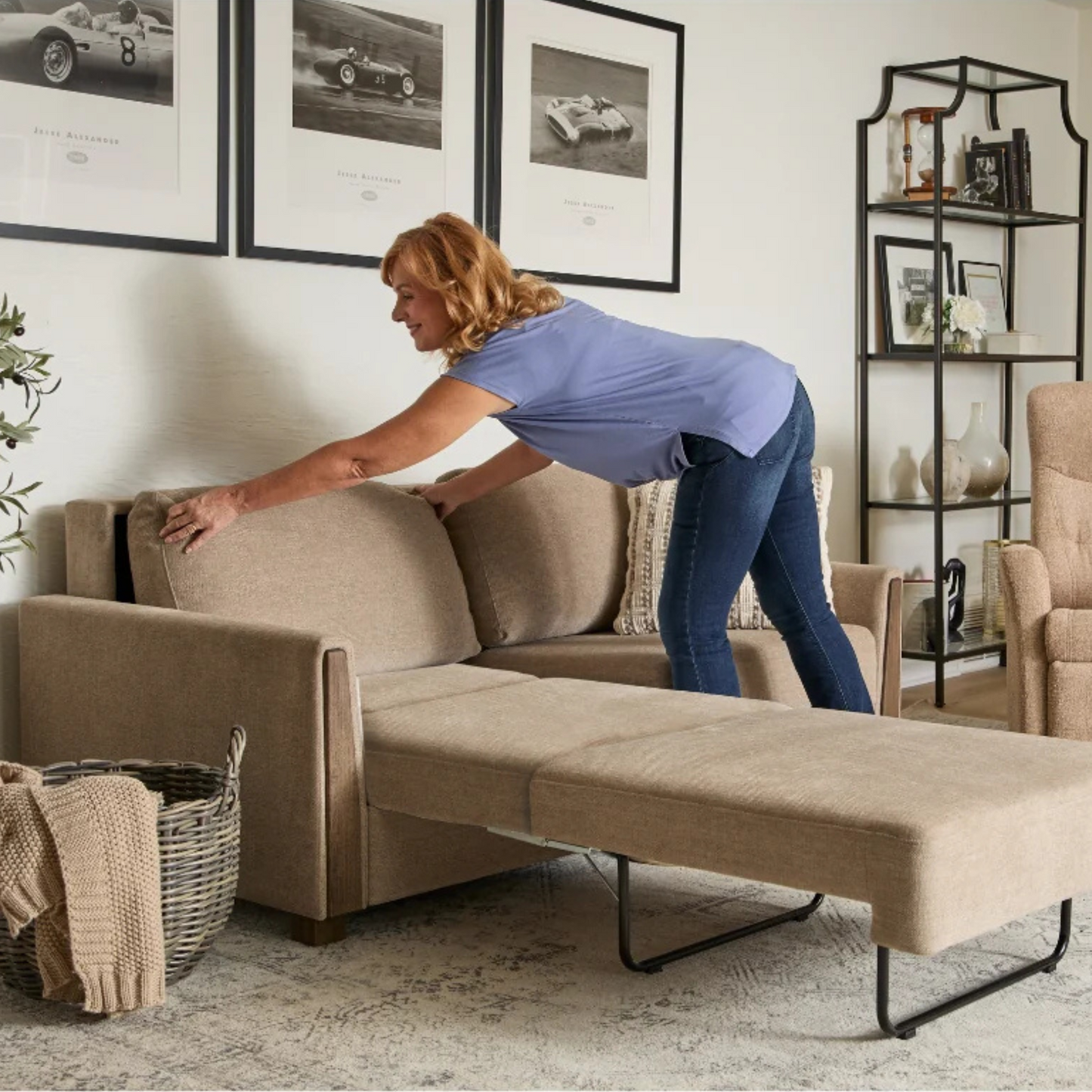 Fjords Luna Sleeper Sofa for Comfort Design