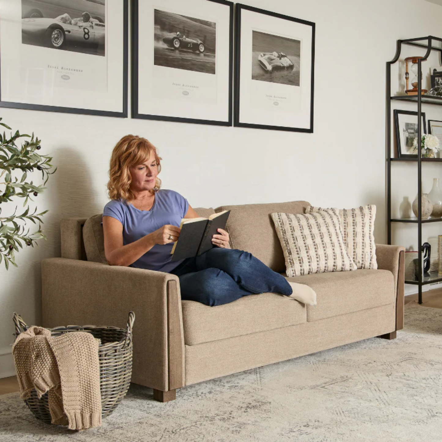 Fjords Luna Sleeper Sofa for Comfort Design