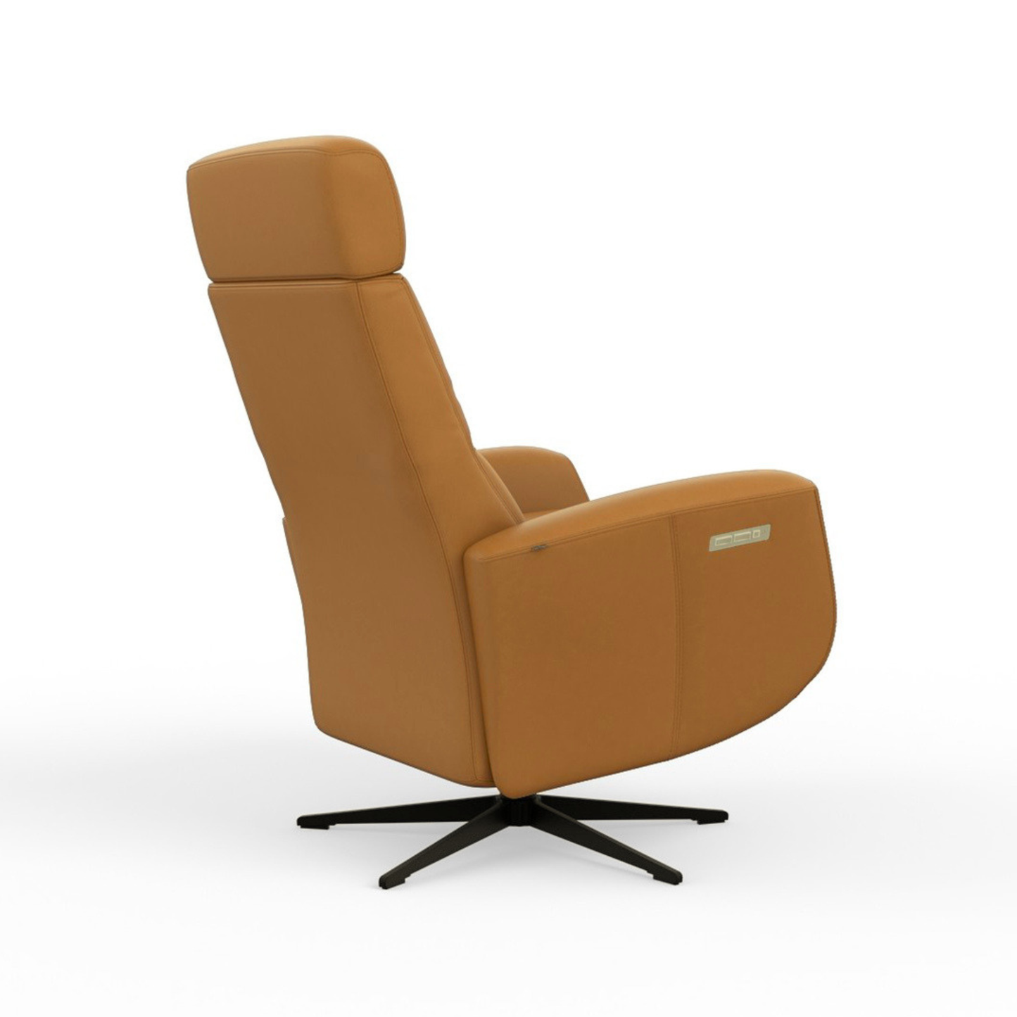 Fjords Magnus Leather Swivel Glider Power Recliner Chair