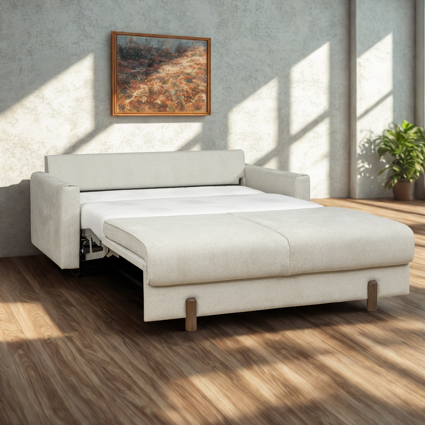 Fjords Nordic Rest Nora Fabric Queen Sized Sleeper Sofa