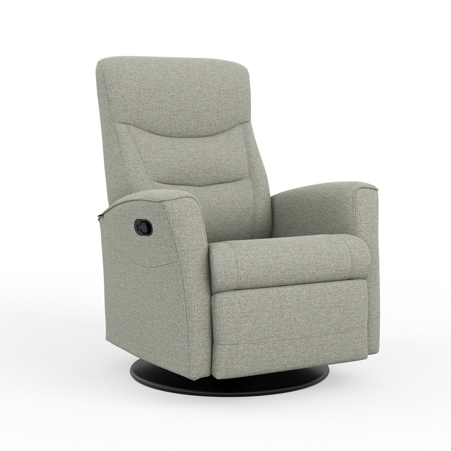 Fjords Oslo Manual Leather Swivel Recliner Chair