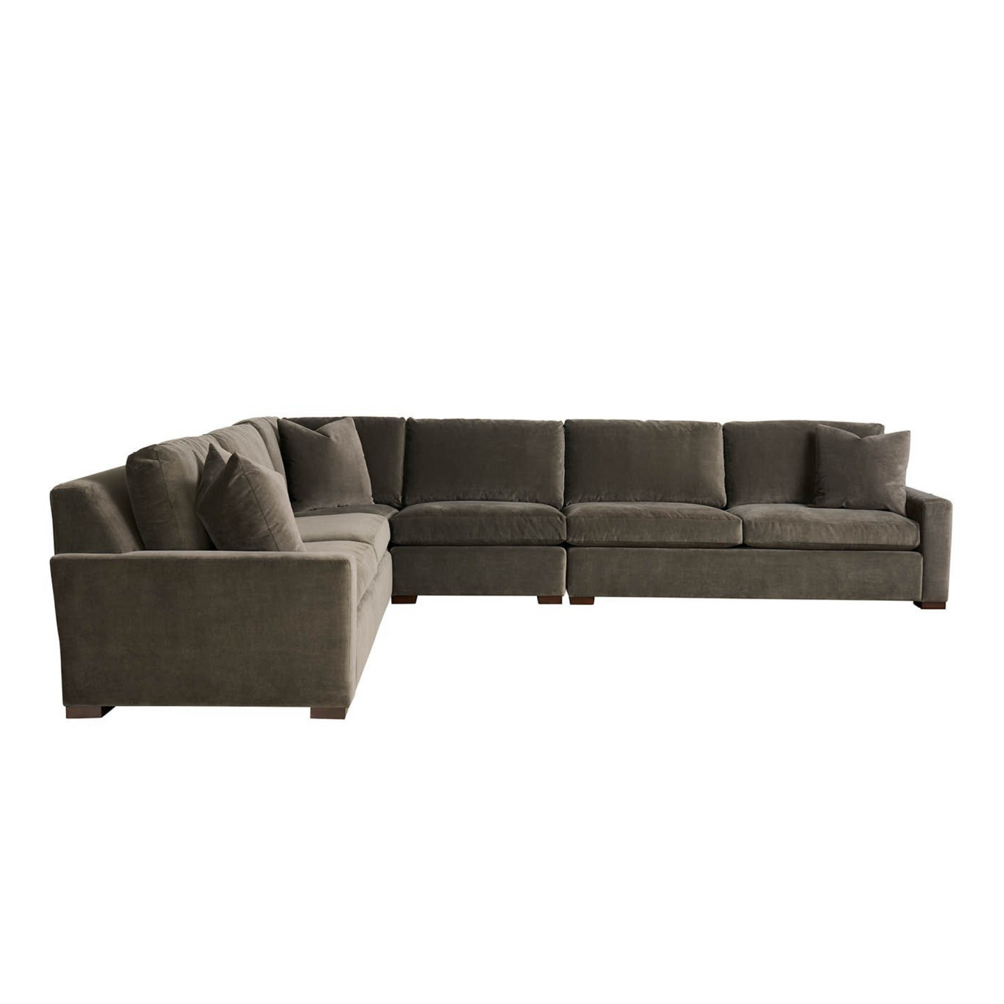 Universal Fletcher 4 Piece Sectional Sofa Modern Comfortable Spacious