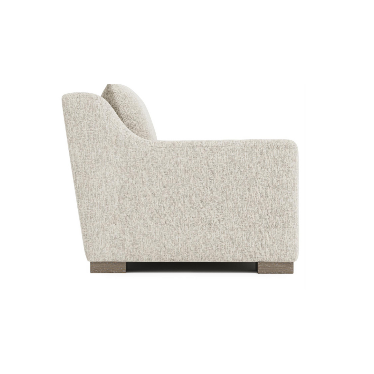 Beige 2-seater Gabi fabric sofa