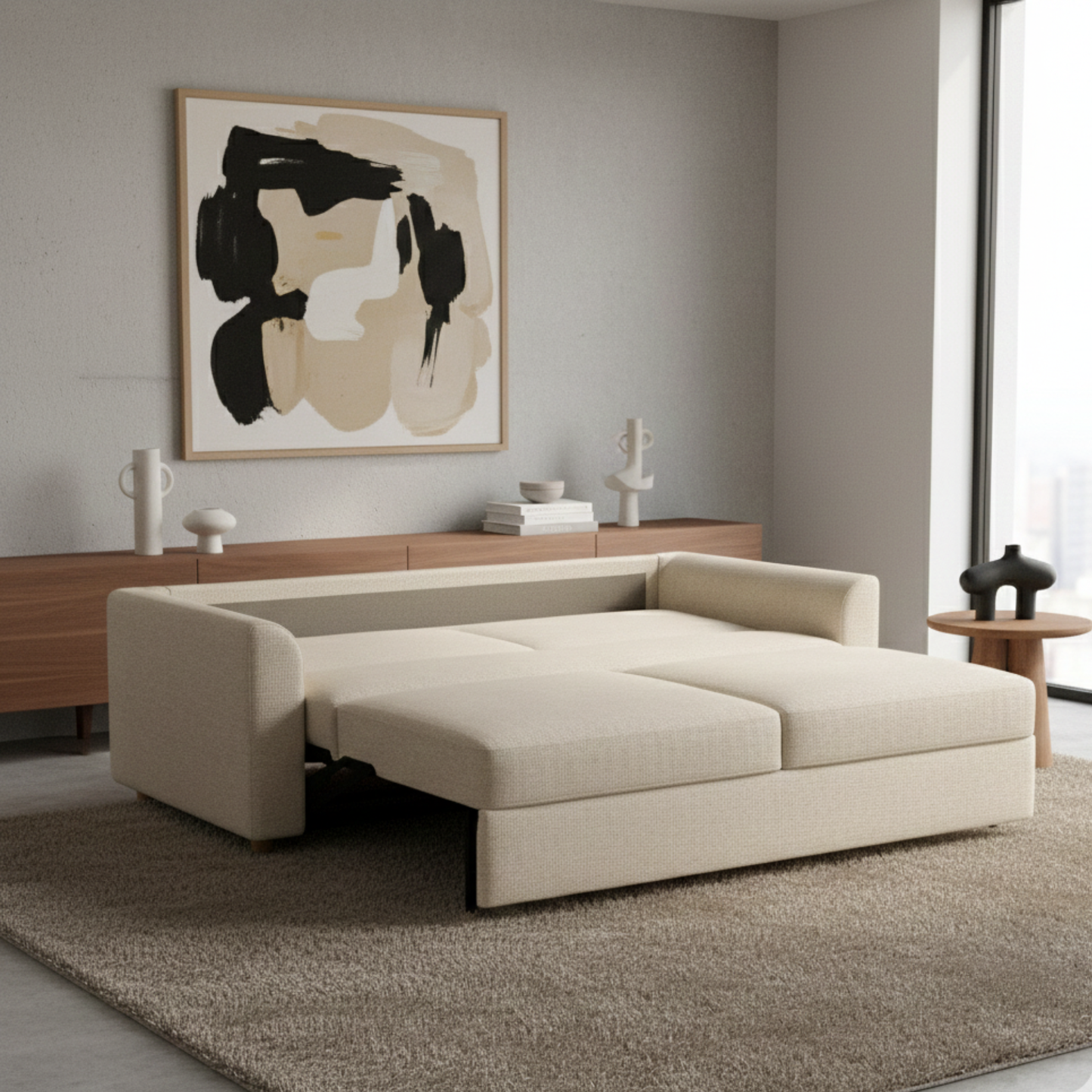 Innovation Living Neah Fabric King Sleeper Sofa