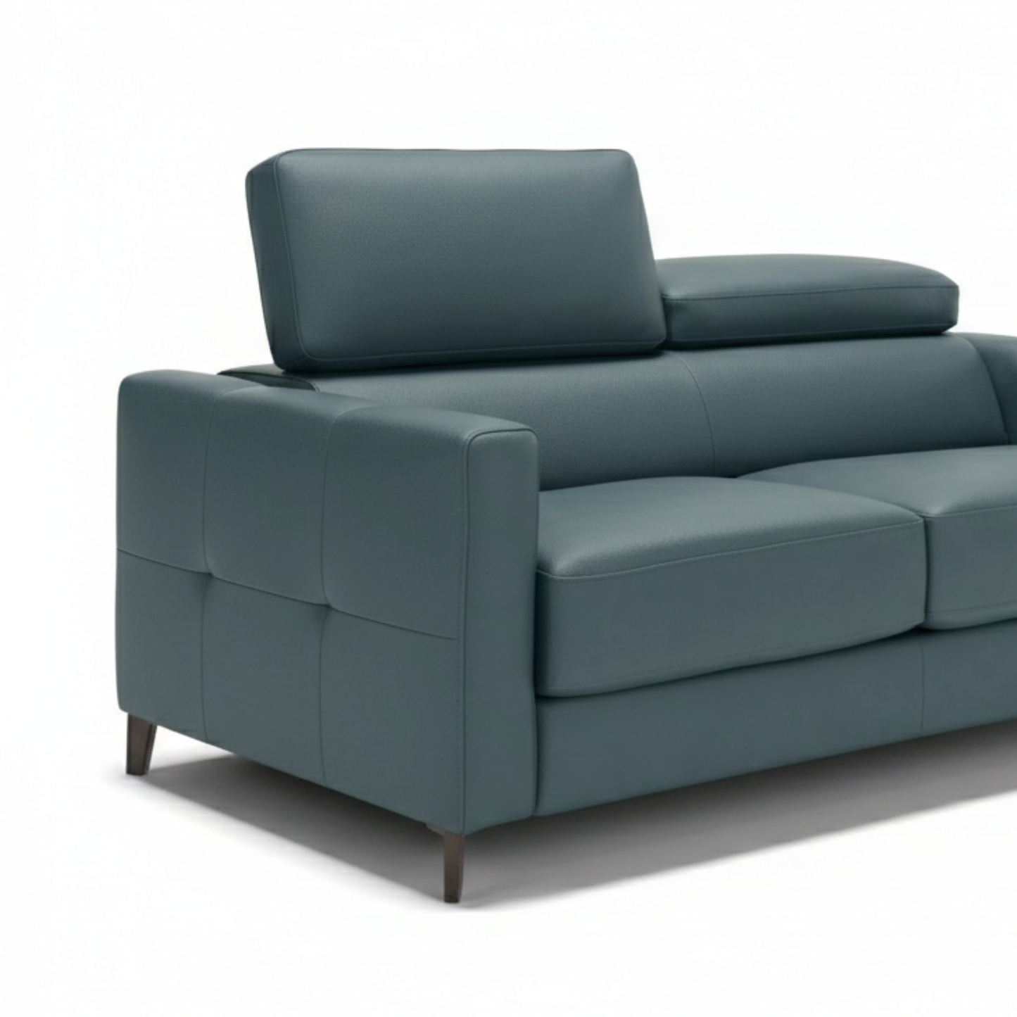 Kathy Ireland Avelina Leather Sleeper Sofa With Easy Open Mechanism