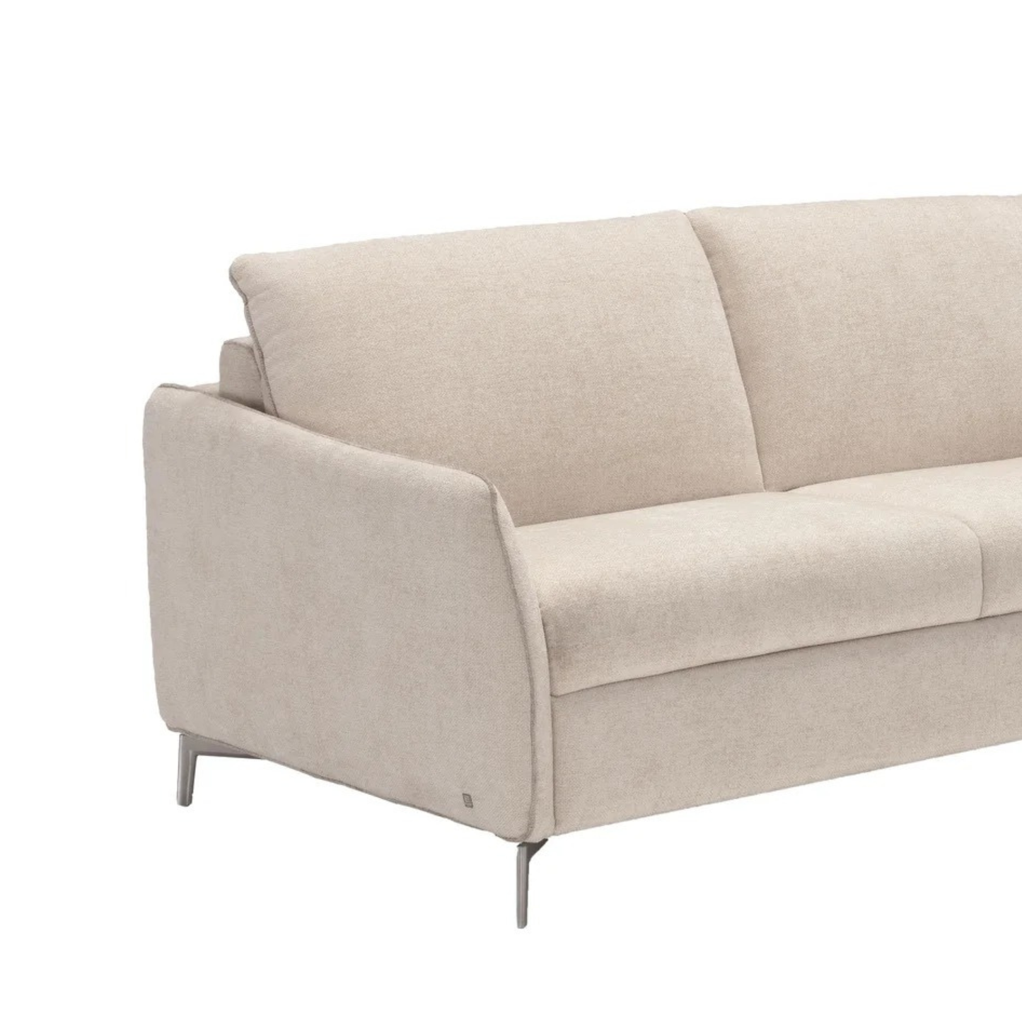 Kathy Ireland Fiora Fabric Sleeper Sofa With Easy Open Mechanism