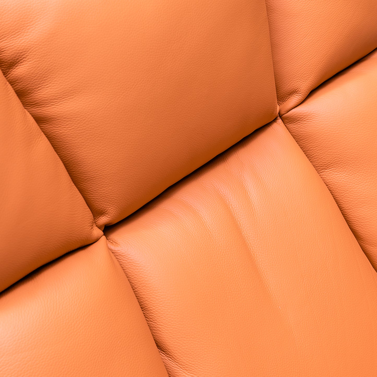Close up view of premium leather upholstery for comfort design furniture