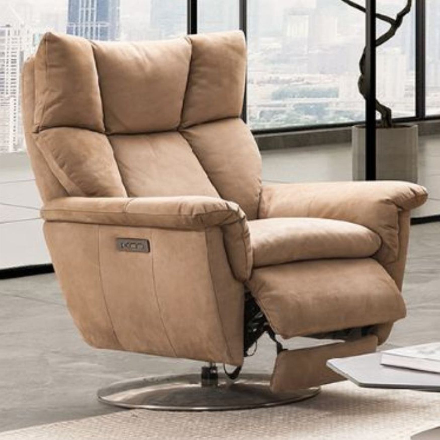 Italian leather upholstery close-up showing premium material quality for comfort design furniture