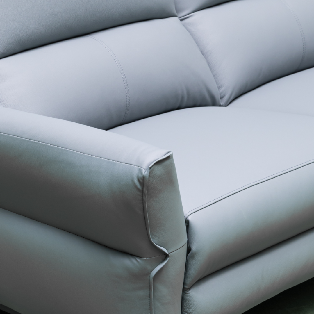 Product showcase image highlighting the premium leather construction and modern design for comfort design furniture