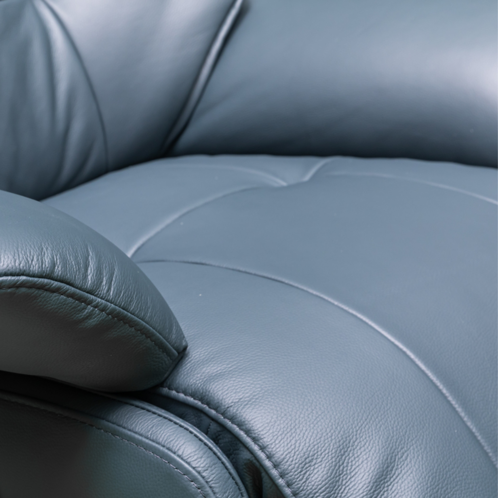 Klaussner Divano Leather Swivel Power Reclining Chair
