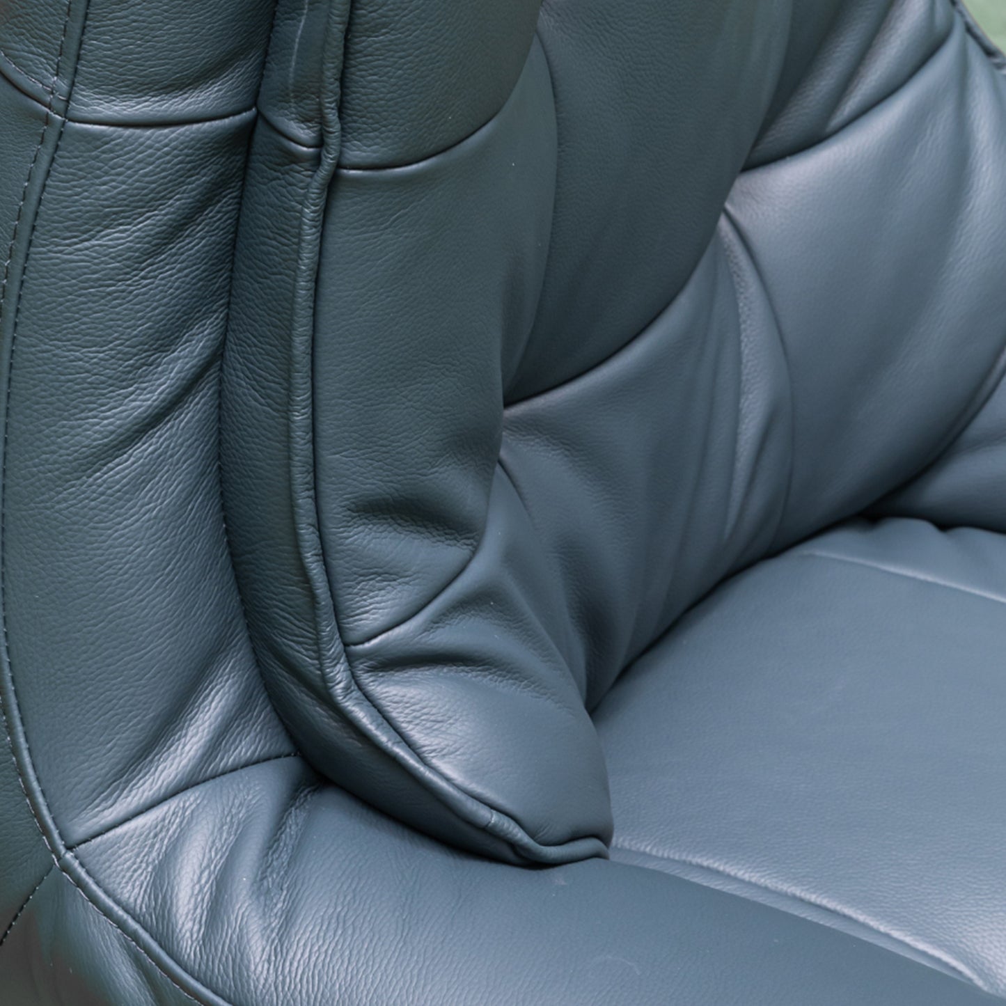 Klaussner Serano Swivel Power Recliner Lift Chair in Blue