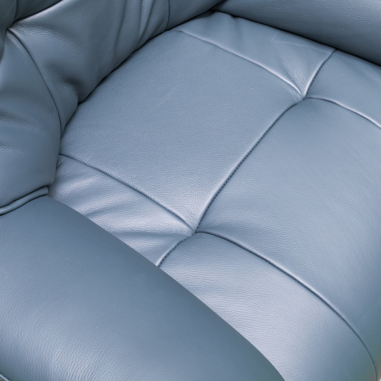 Klaussner Serano Swivel Power Recliner Lift Chair in Blue