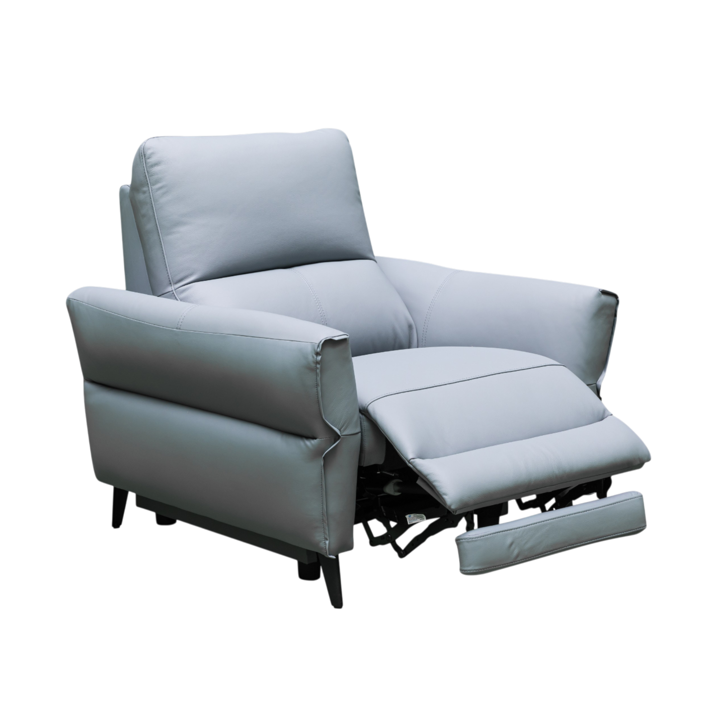 Klaussner Serenita Blue Leather Power Reclining Chair