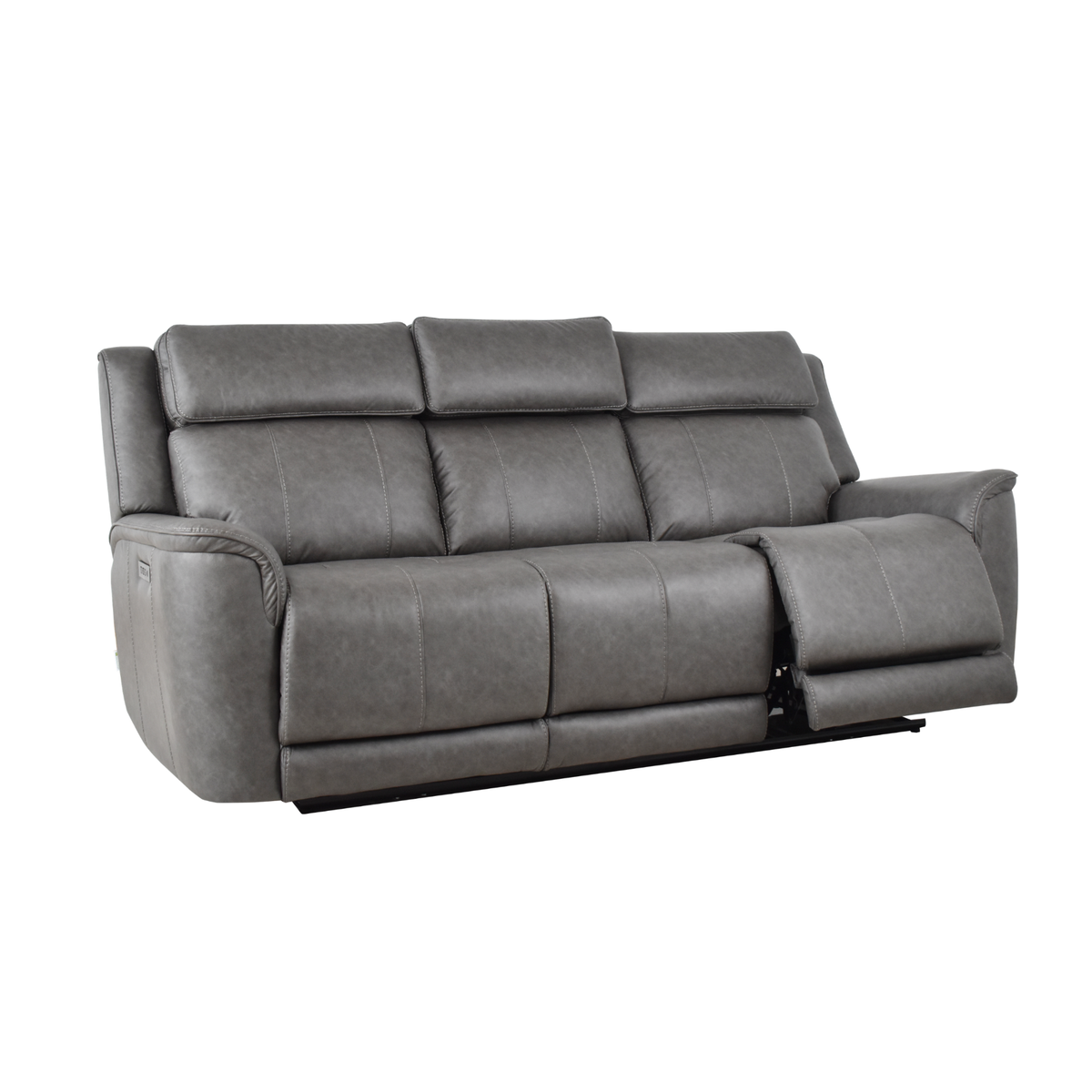 Klaussner Velisse Fabric Power Reclining Sofa with Adjustable Headrest
