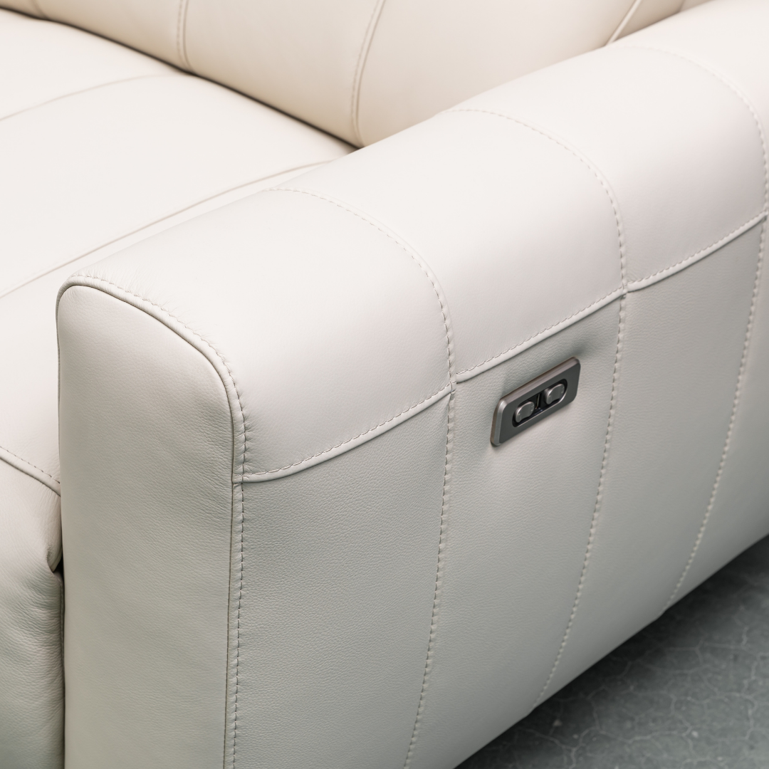 Klaussner Capri Power Reclining Chair With Power Footrest And Adjustable Headrest-Comfort Furniture