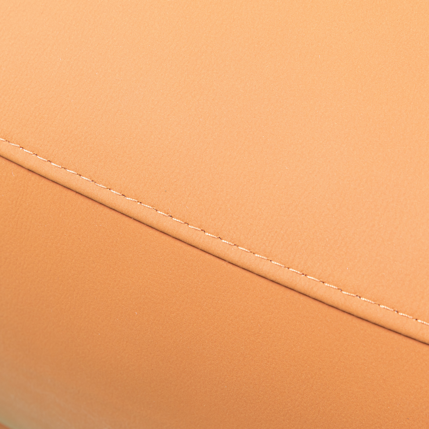 Klaussner Grazia Orange Leather Chair with Track Arms-Comfortfurniture