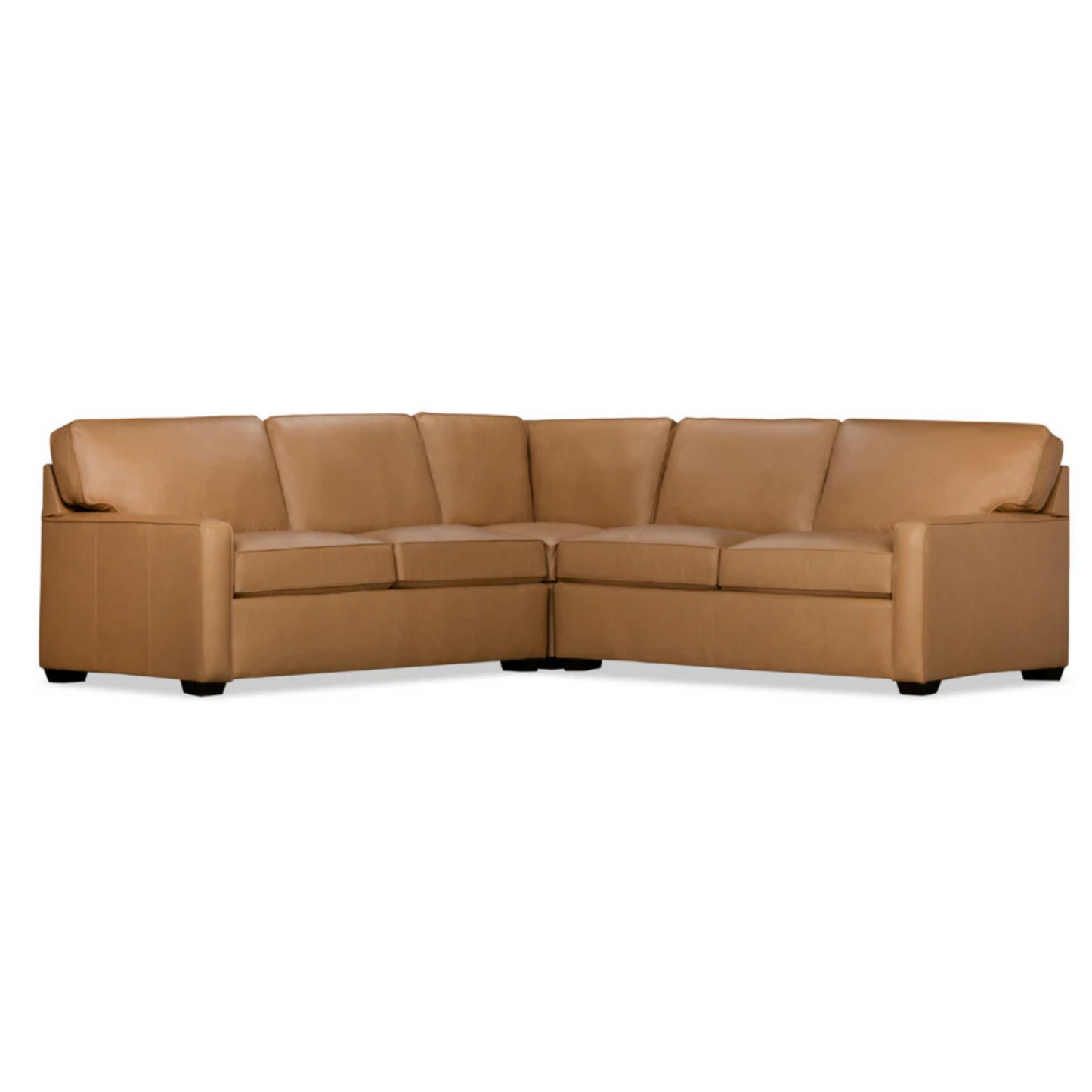 Klaussner Kenton L- Shaped Leather Sectional Sofa-ComfortDesign